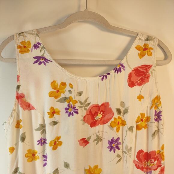 Pier One Imports Passports Floral Midi Dress, Size Large - Picture 12 of 12